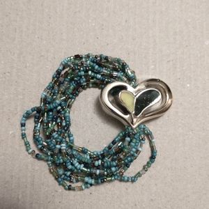 Turquoise Bracelet with heart